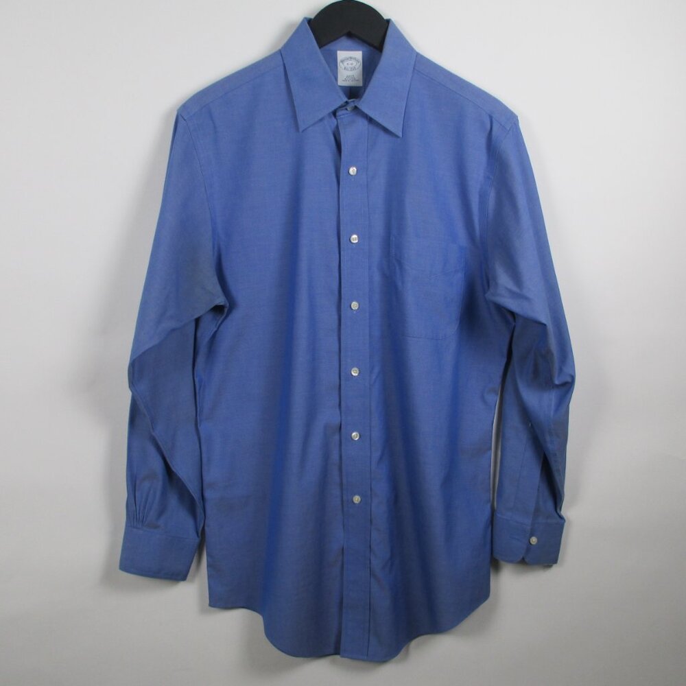 BROOKS BROTHERS BLUE DRESS SHIRT